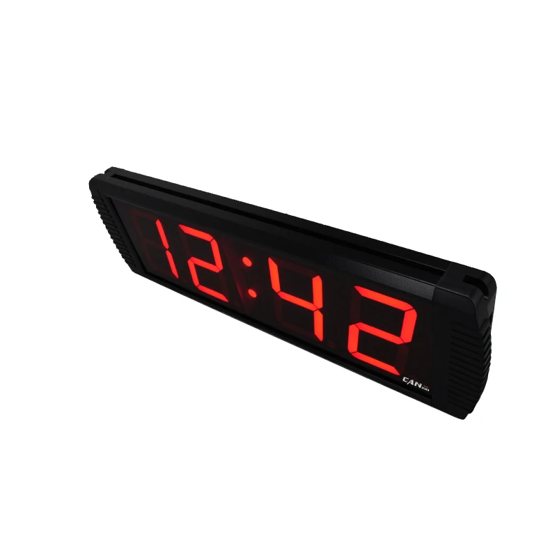 

Hot Selling 4 Digit 4 Inch Electronic Smart Led Digital Alarm Clock LED Clock With Remote Control