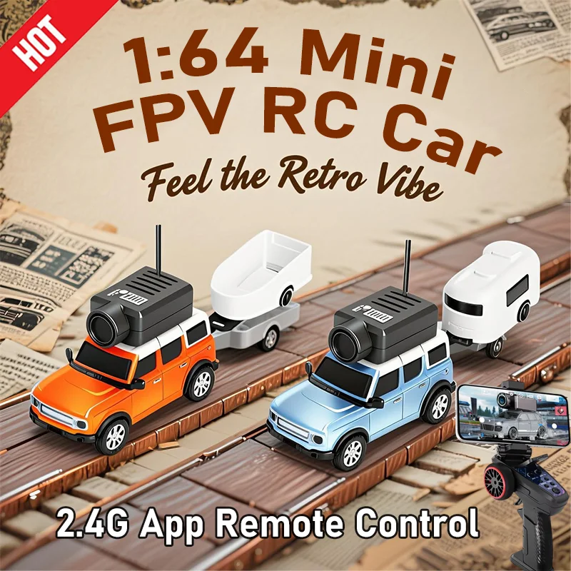 

Новый 1/64 мини-RC дрифт-автомобиль в гироскопе с управлением через приложение Wi-Fi 1080P камера FPV RC грузовик 2,4G игрушка с дистанционным управлением детский подарок на день рождения