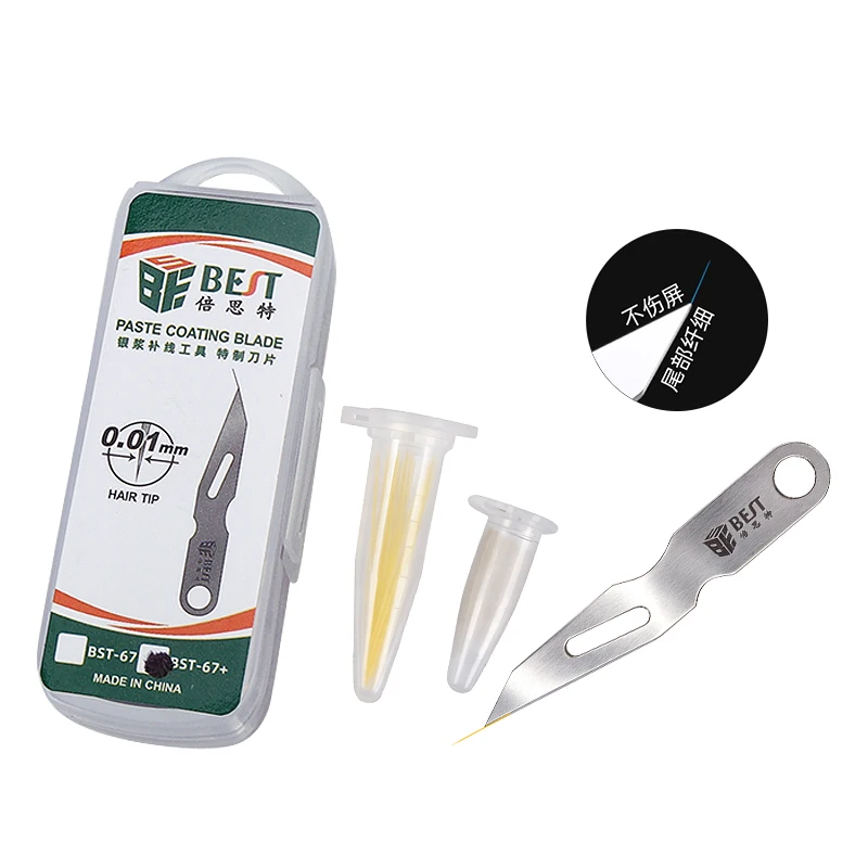 Fly‑wire Conductive Nano‑Silver Paste, Low‑Resistance Metal Conductive Glue Kit for Broken Screen Flex Cable Repair