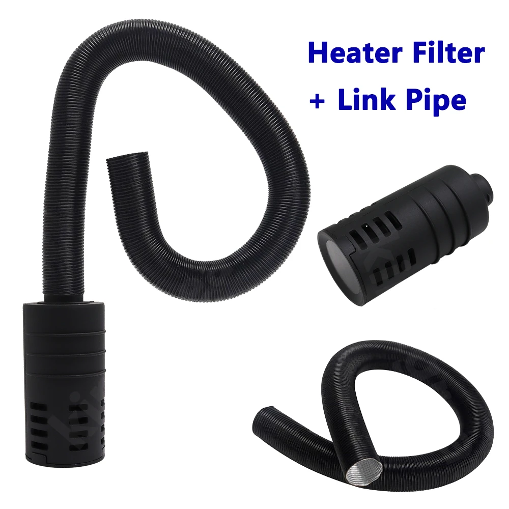 Air Diesel Parking Heater Ducting Pipe Intake Filter Silencer Air Filter Link Tube For Eberspacher Airtronic Webasto Air Tip