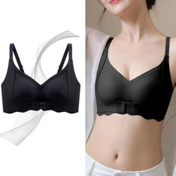 Front Button Pull-up Bra For Women With Small Breasts Push-up And Secondary Breasts Anti-sagging Comfortable Fixed Cup Bra