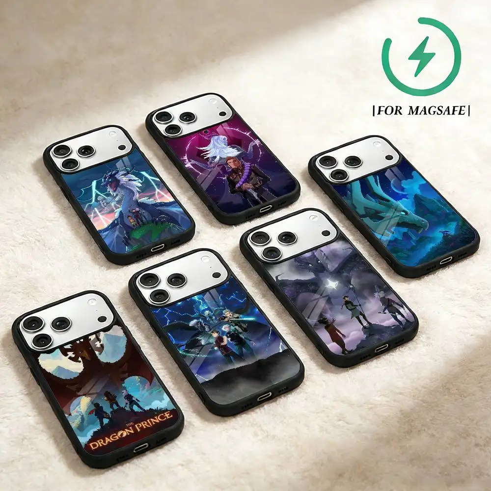 

Cartoon The D-dragon P-Prince Phone Case For iPhone 17,16,15,14,13,12,Plus,Pro,Max for Magsafe Magnetic Wireless Charging