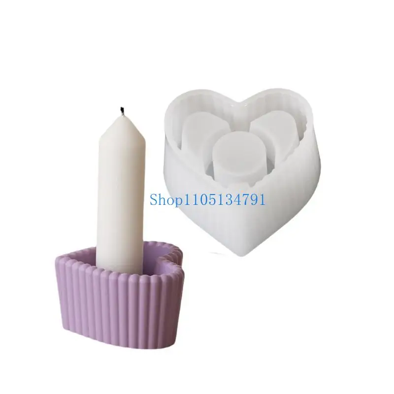 قوالب حامل شموع سيليكون متينة بطول 98 كم، قوالب سيليكون ممتازة مثالية لصناعة زينة حاملات الشموع المزخرفة