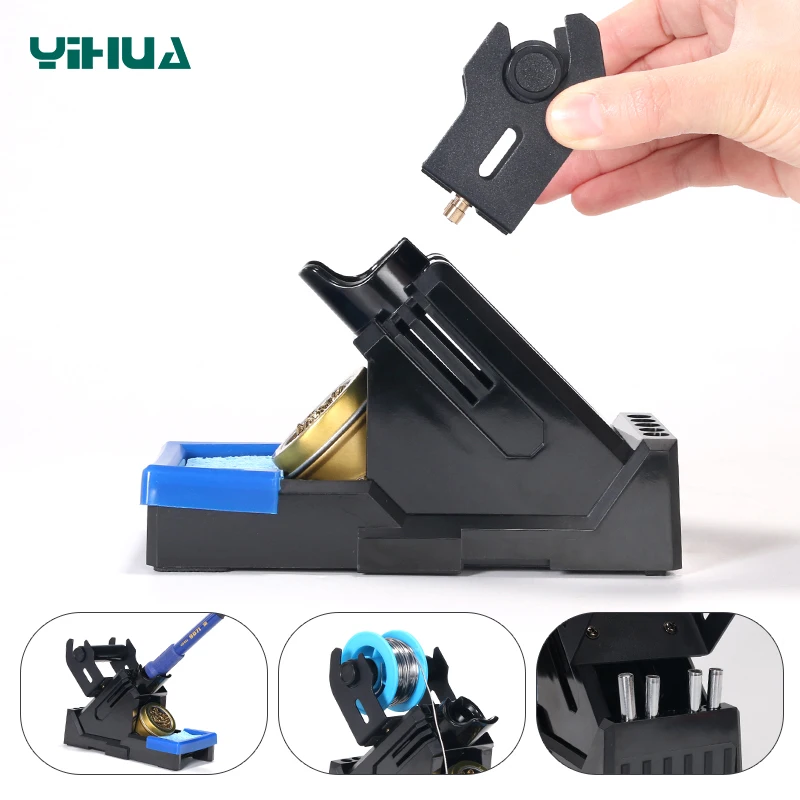 YIHUA 938BD+-I 2 in 1 hot air desoldering solder mobile phone laptop soldering iron welding tool repair rework soldering station