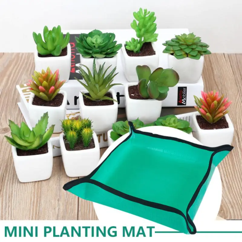 Garden Mat Garden Potting Pad For Flowerpot Transplanting Mixing Soil Plant Pruning Garden Tool Waterproof Foldable Planting Mat