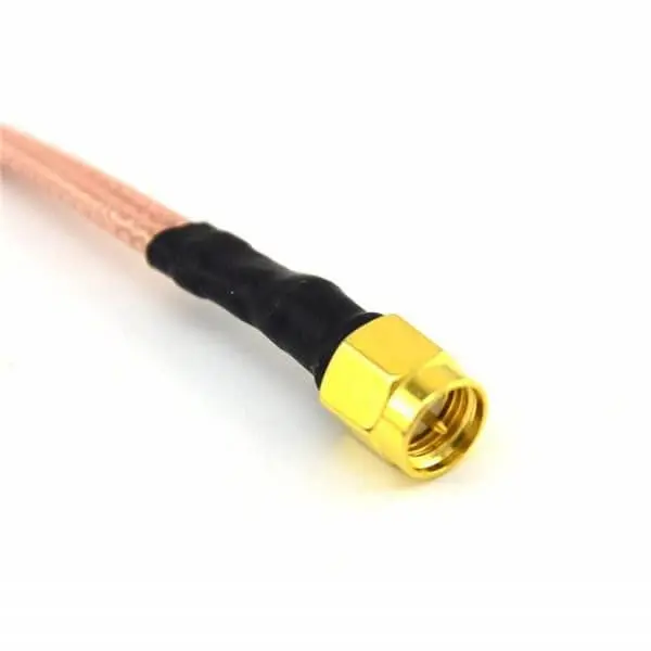 SMA Male Cable 2 in 1 Dual Fakra C Code Plug to SMA Plug Connector Extension Cable 15cm RG316