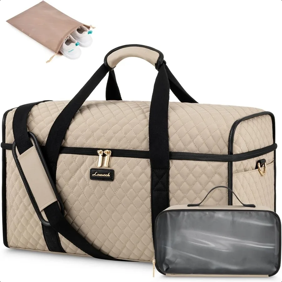 

LOVEVOOK Travel Duffle Bag Weekender Bags For Women Carry On Duffel Bags For Airplanes Overnight Bag With Toiletry Bag Hospital