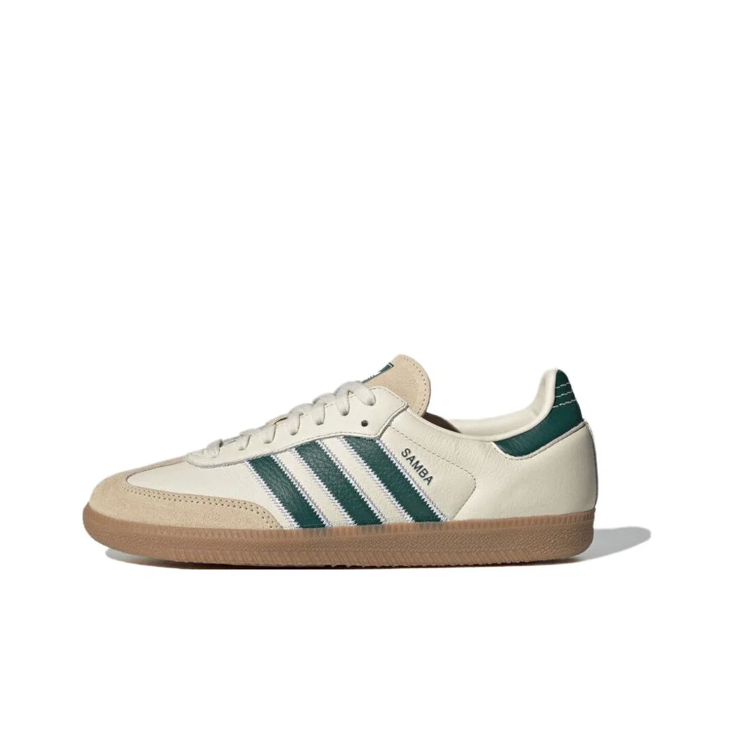 Adidas Official Genuine SAMBA OG  KK2277 German Army Trainers Unisex Low Top Beige Suede Leather Gum Sole Retro Sneakers