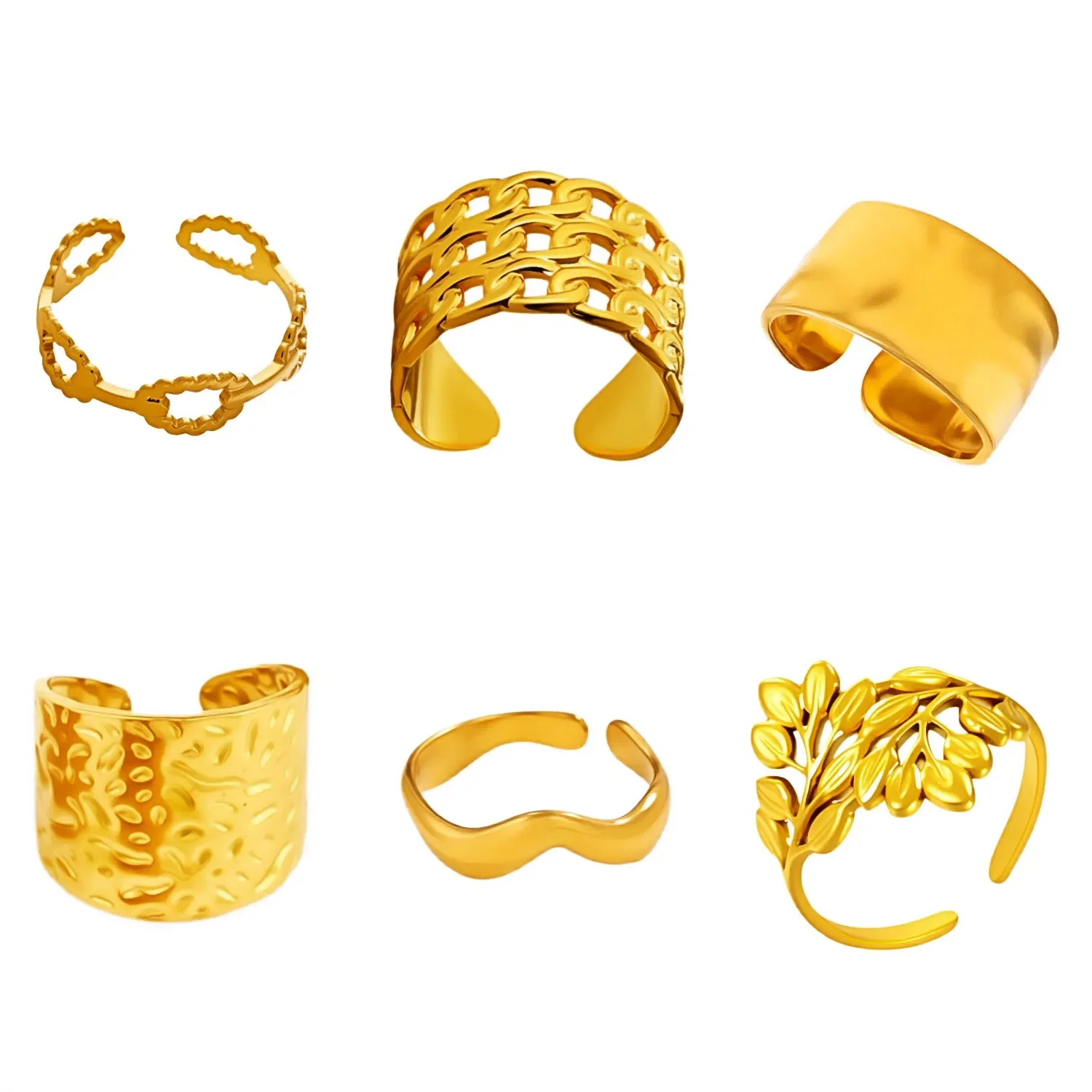 

CATZ Personalized Stainless Steel Rings, Waterproof Jewelry Designed By Men And Women, Summer Accessories For Your Girlfriend