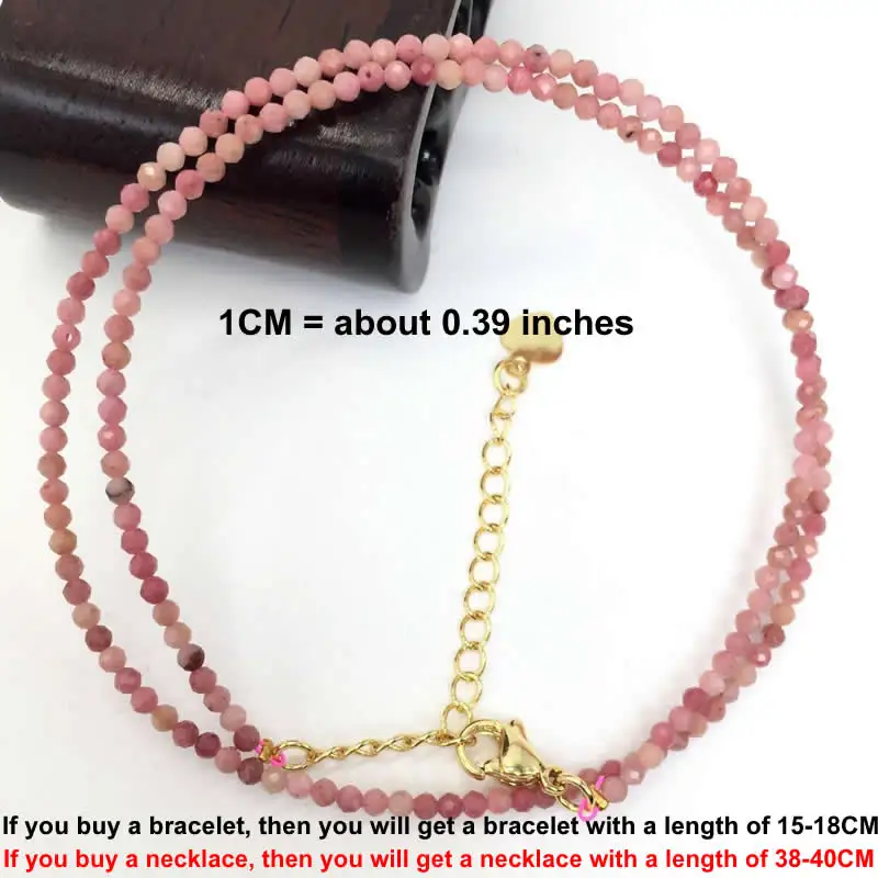 Facettierte Edelsteine 2-3mm Perlen Halskette Armband Kristall Quarz Achat Labradorit Amazon Choker Herren Damen Schmuck Party Geschenk – Detail 19
