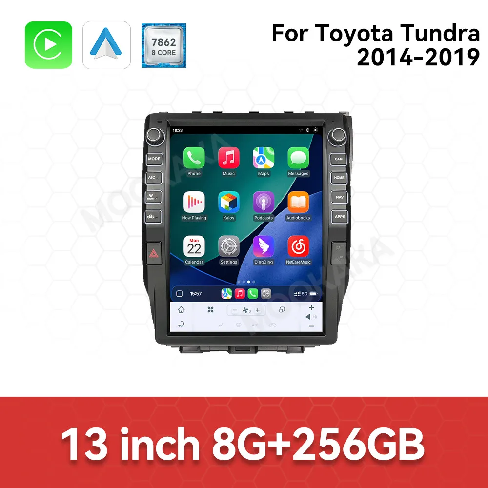 For Toyota Tundra 2014-2019 Android Car Radio Multimedia Video Player Wireless Carplay Autoradio Stereo GPS Navigation Head Unit
