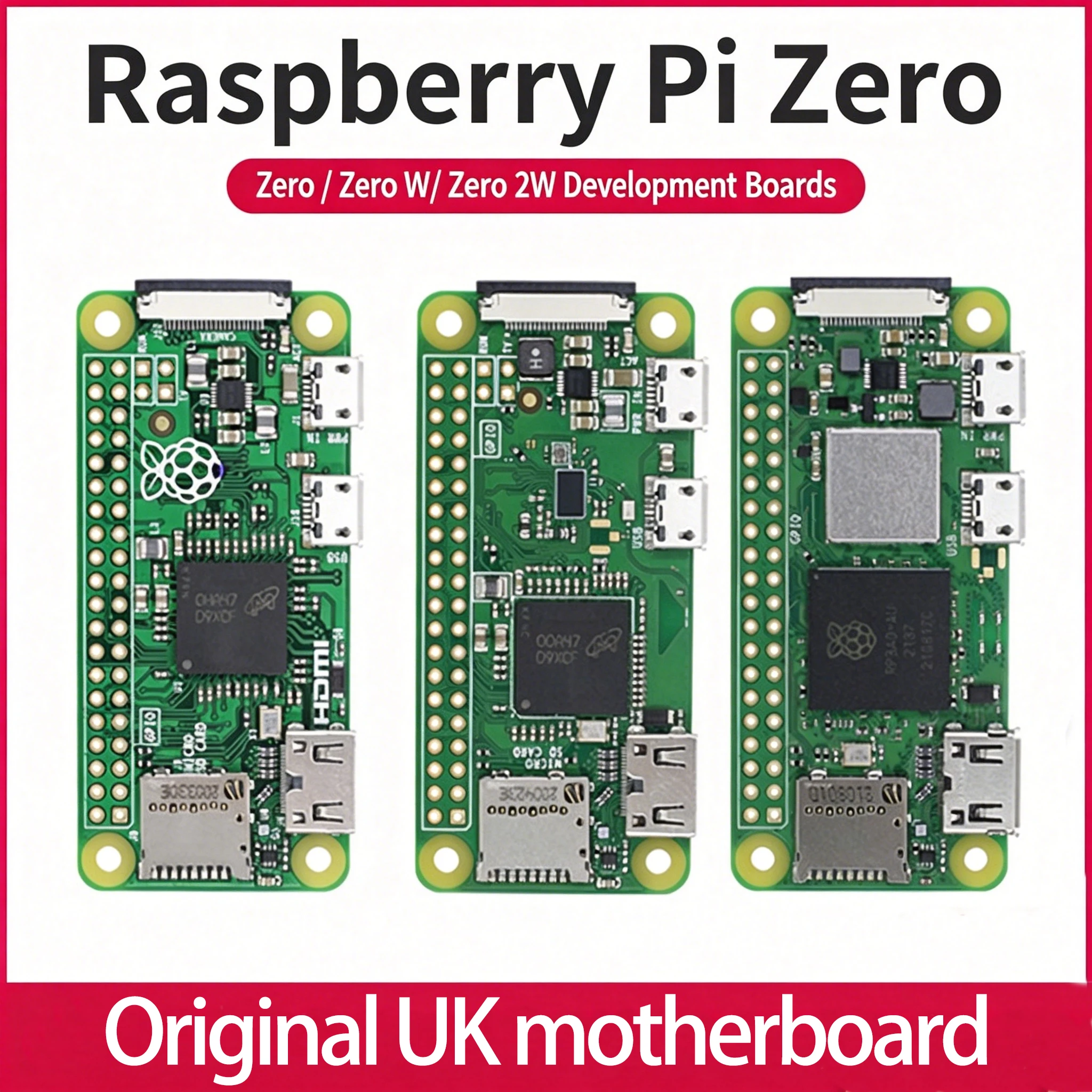 Raspberry Pi Zero/W/2W motherboard Python Zero/Zero W/Zero 2W