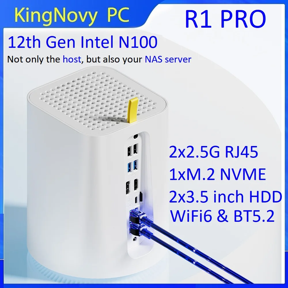 أفضل جهاز صغير لتشغيل الوسائط: تقييم شامل لـ Topton AMD 2-Bay Mini PC مع Ryzen 7 5825U