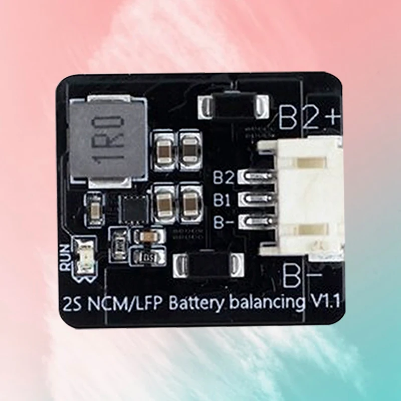 Módulo ecualizador de batería de litio Lifepo4, equilibrador activo BMS, transferencia de energía, 1.2A, 2S