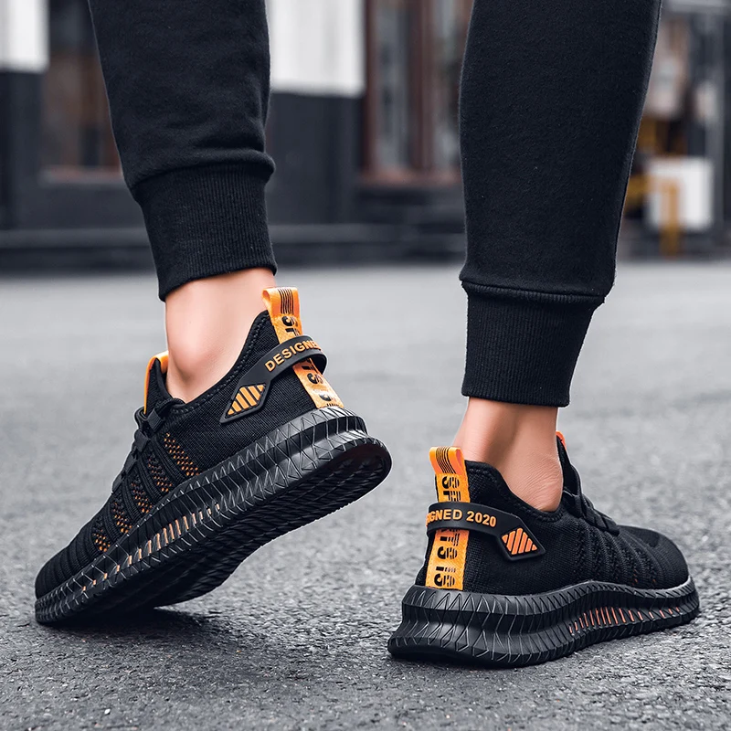 Men Running Casual Shoes Summer Breathable Outdoor Sports Shoes Light Athletic Training Footwear Male Walking Shoes Sneakers