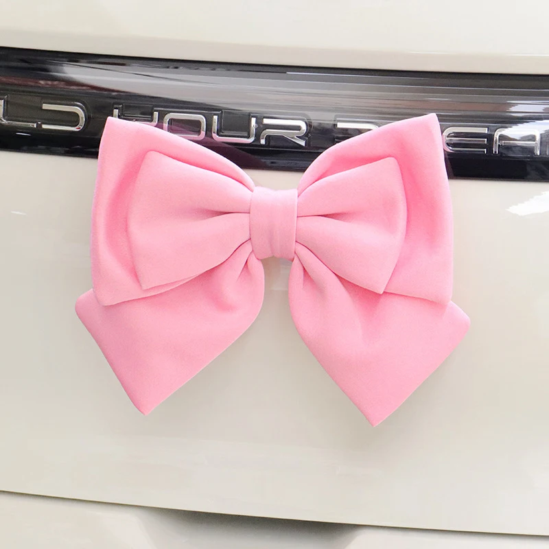 

1 Piece Bow Styling Women Cycling Electric Bike Car Accessories Motorcycle Helmet Butterfly Knot Full Face Off Road Helmet Decor