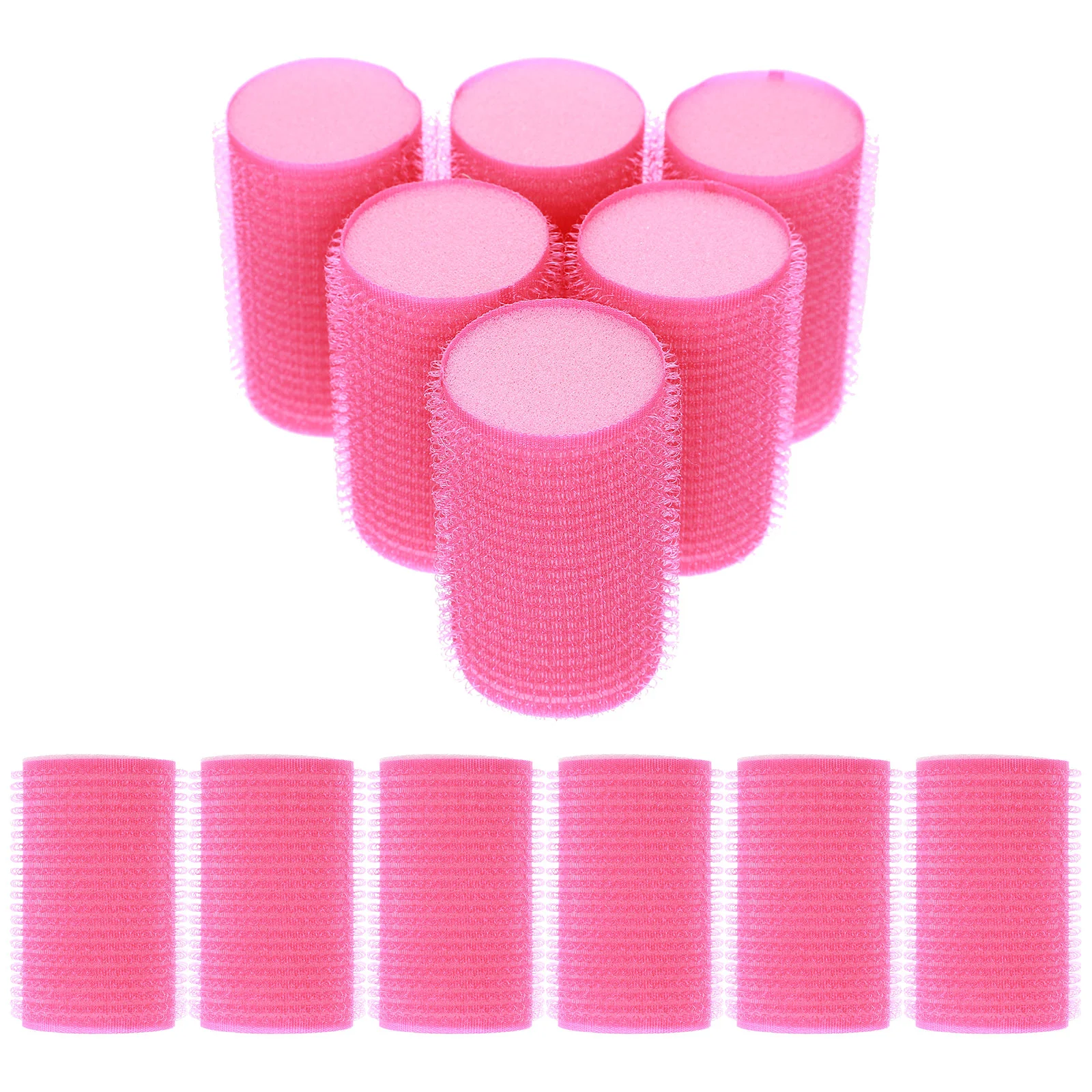 12 Pcs Foam Rollers Hair for Volume Polisher Sponge Curlers No Heat Ladies Stick Set Miss