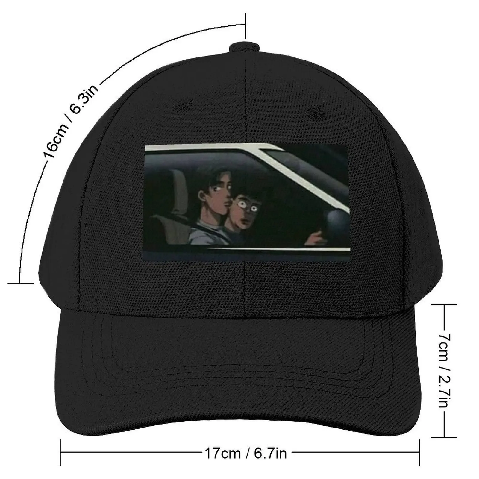 Itsuki 0_0 (Initial D) Baseball Cap Bobble Hat Ball Cap Trucker Hats For Men Women's