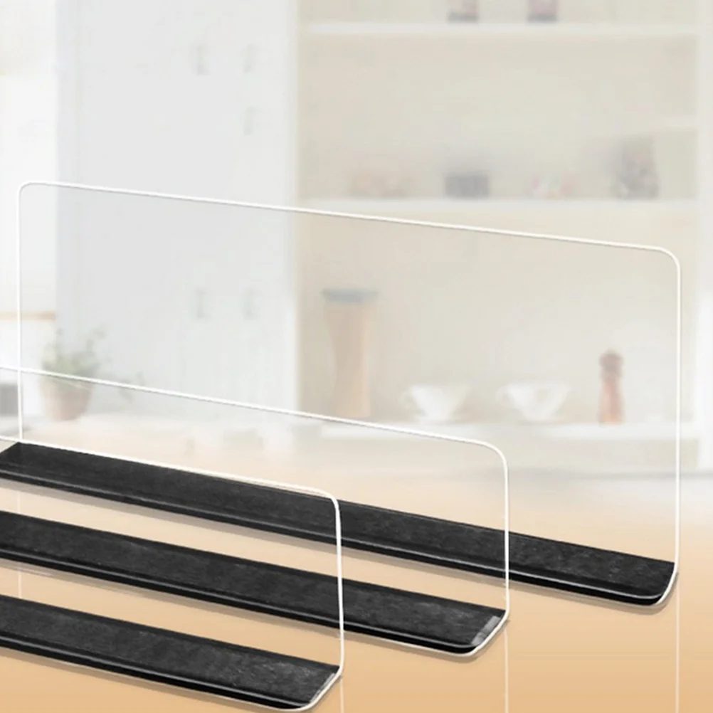 

8Pcs PVC Shelf Dividers Magnetic L-Shaped Self Adhesive Organizers for Closet Storage Wire Wood Shelves Shelf Dividers