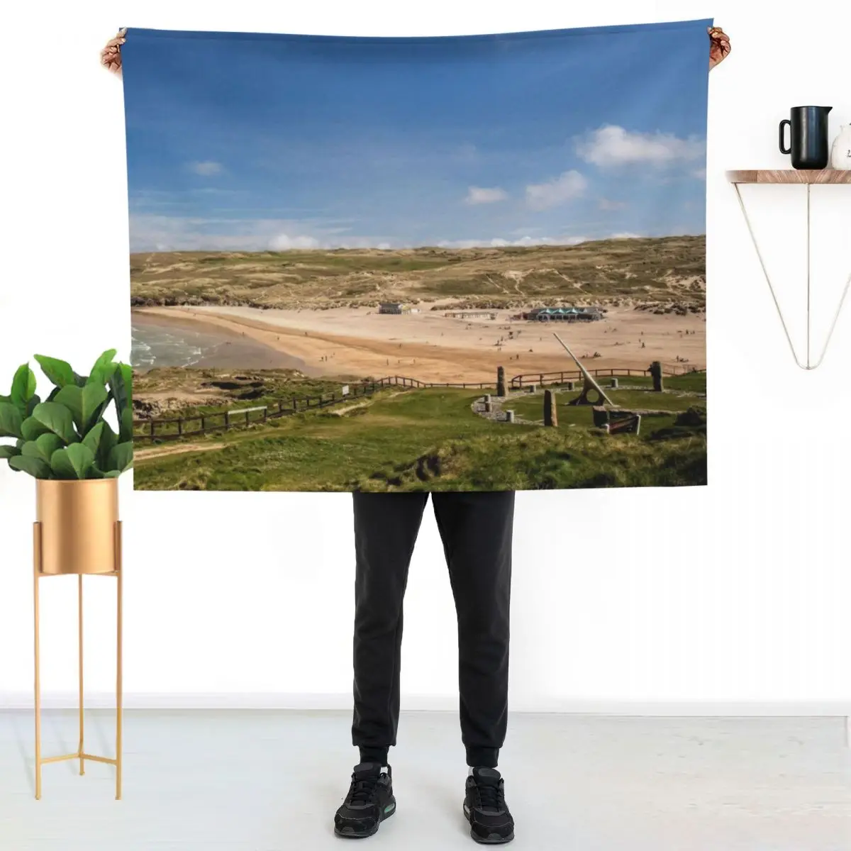 

Perranporth Throw Blanket All Weather Soft Throw Blanket for Sofa
