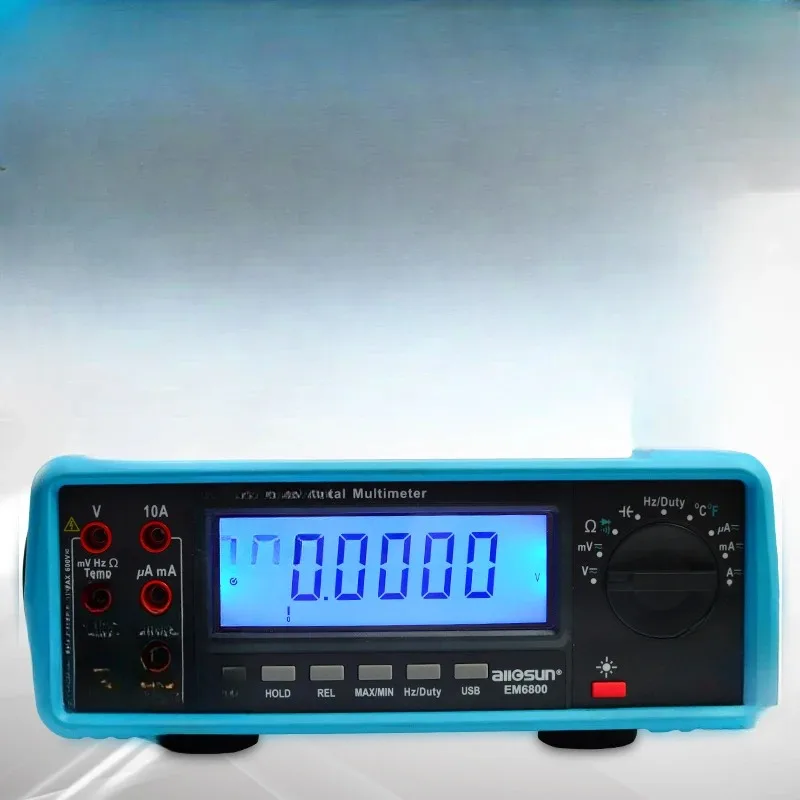 Desktop multimeter four-and-a-half high-precision true RMS digital multimeter dual power supply mode