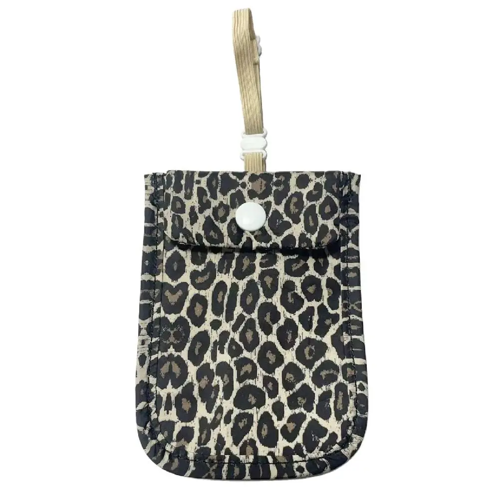 Solid Color Hidden Bra Wallet Safe with Adjustable Elastic Strap RFID-Blocking Money Pouch Ultra-thin Flap Clasp