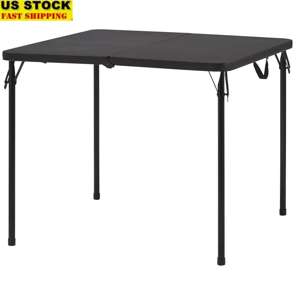 

Portable Square Folding Table Easy Storage Lightweight Indoor Outdoor Use Perfect Gatherings Events Crafts