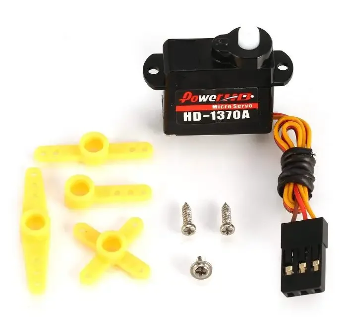 

Power HD HD-1370A Sub Micro tiny Size Servo 3.7G For F3P EP200 airplane indoor fly fixwing micro robot