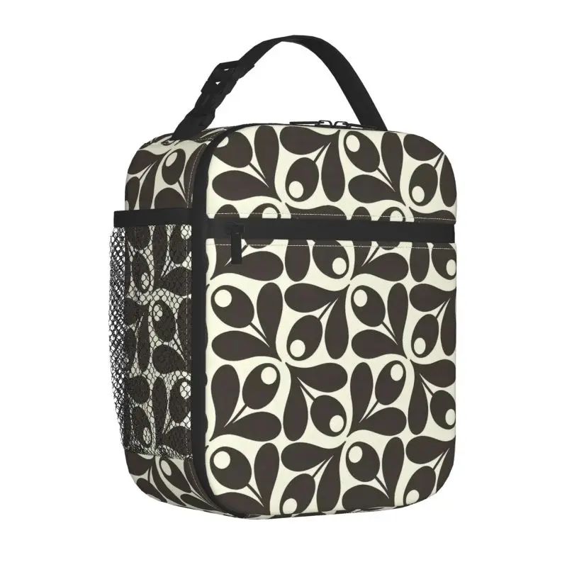 Orla Kiely Abstract Multi Stem Insulated Lunch Bag Reusable Waterproof Thermal Oxford Bento Tote Bags for Women Work Picnic