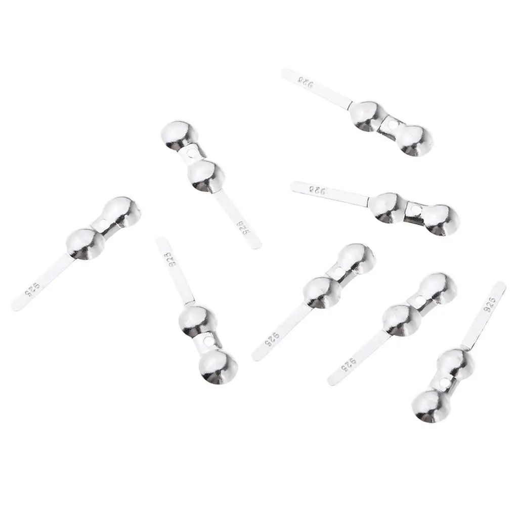 

8 Pieces Anti-Allergy Jewelry Making Accessories and Fashion Clasps for Bracelet, Necklaces, Charms
