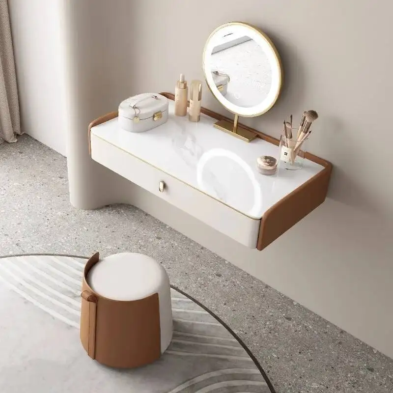 

Makeup Suspended Table Makeup Vanity Dressing Table Toiletries Dressers Desk Dresser Comfortable Bedroom Furniture Cabinet