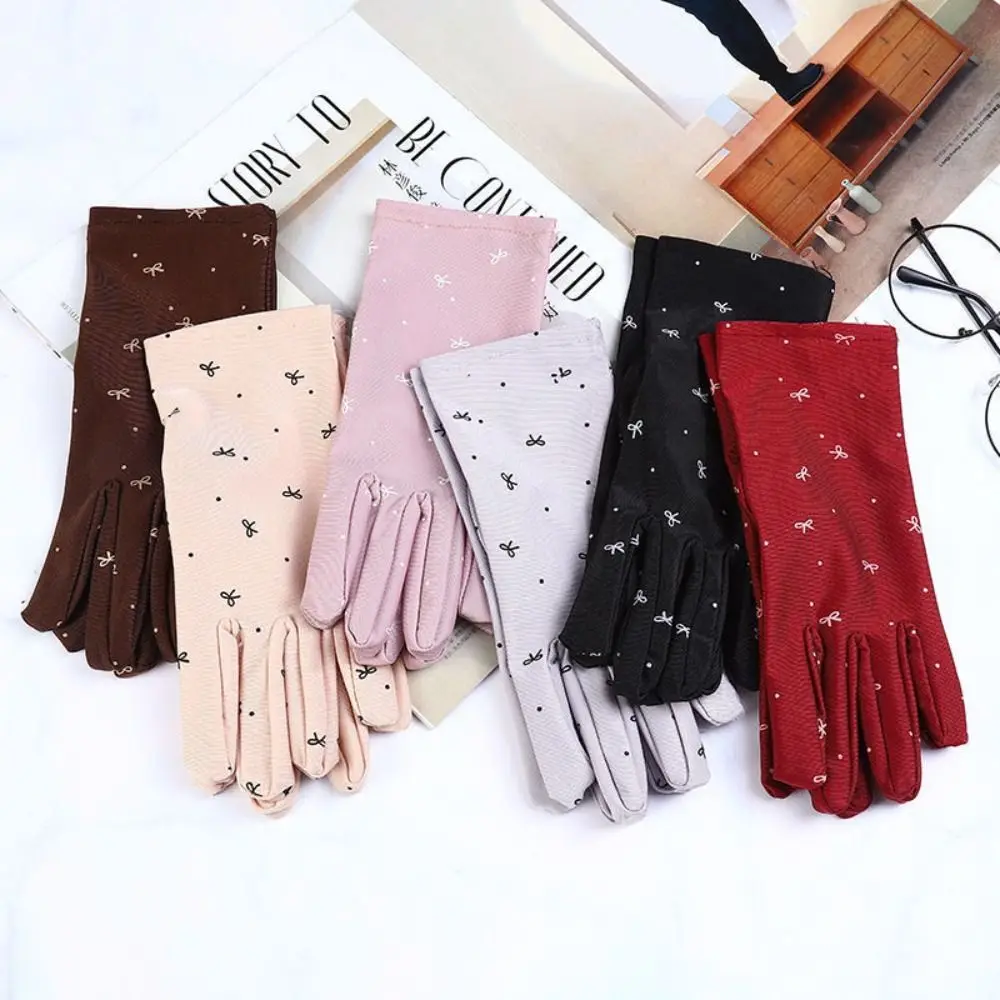 

Новые солнцезащитные перчатки из спандекса, ультратонкие дышащие тонкие летние перчатки, освежающие противоскользящие женские перчатки