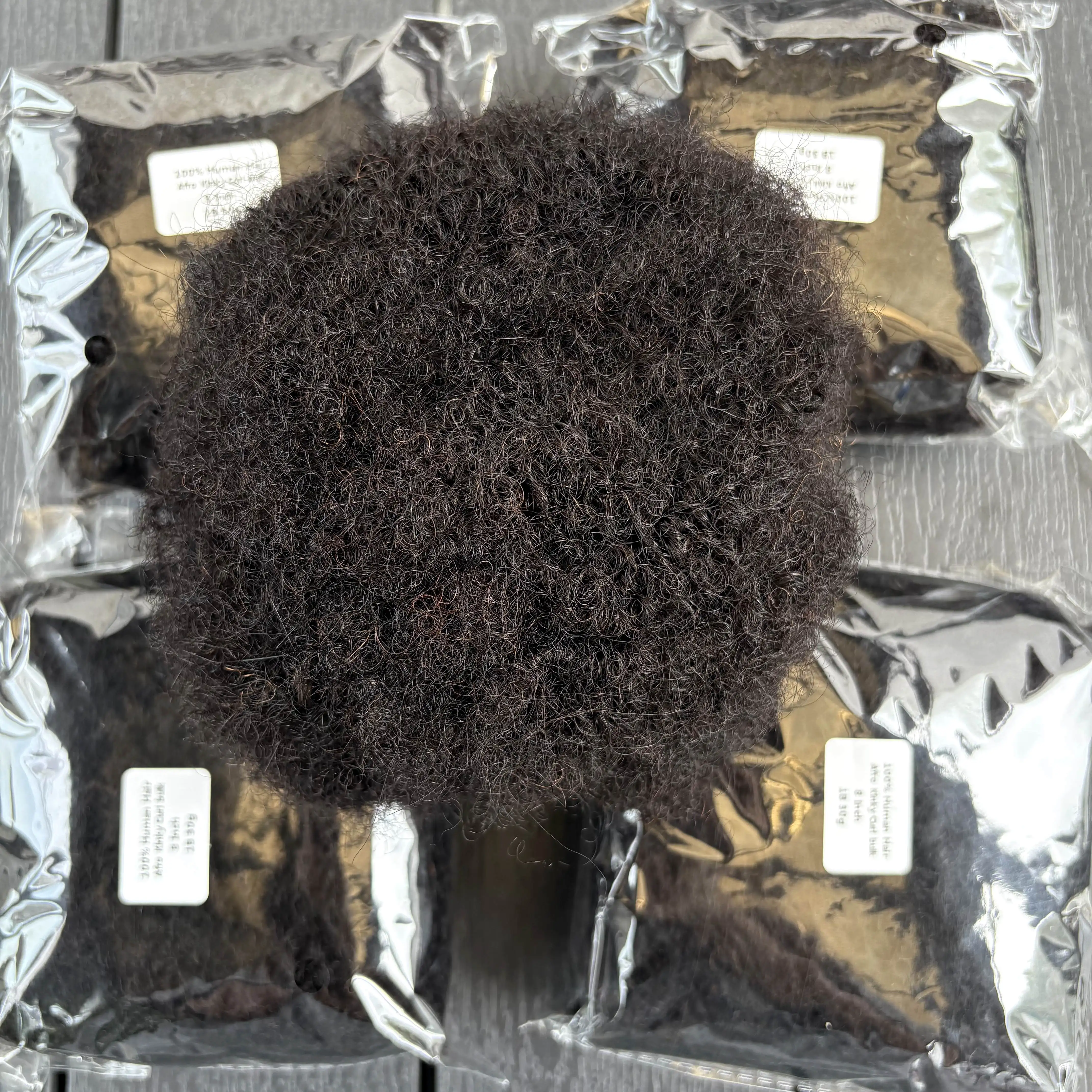 8 Zoll Afro Kinky Bulk Echthaar 30g/Packung für Dreadlock-Verlängerungen, Locs-Reparatur, Twist-Flechtungen, Afro Kinky Echthaar für Locs – Detail 8