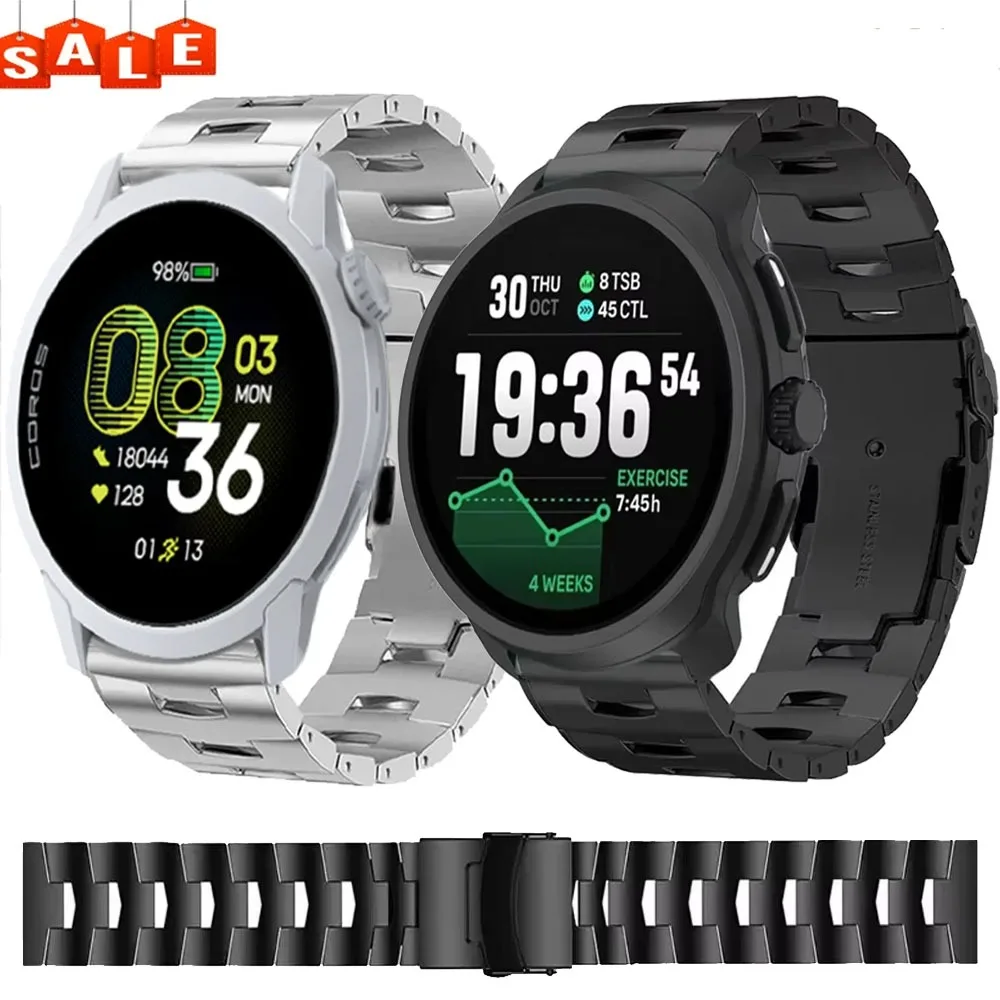 22mm Luxury Oracle Titanium Metal Strap For Suunto Run/Ocean/Race 2-S/CMF Watch 3-2-1 Pro Wristband COROS APEX 4 42mm/PACE Pro/3