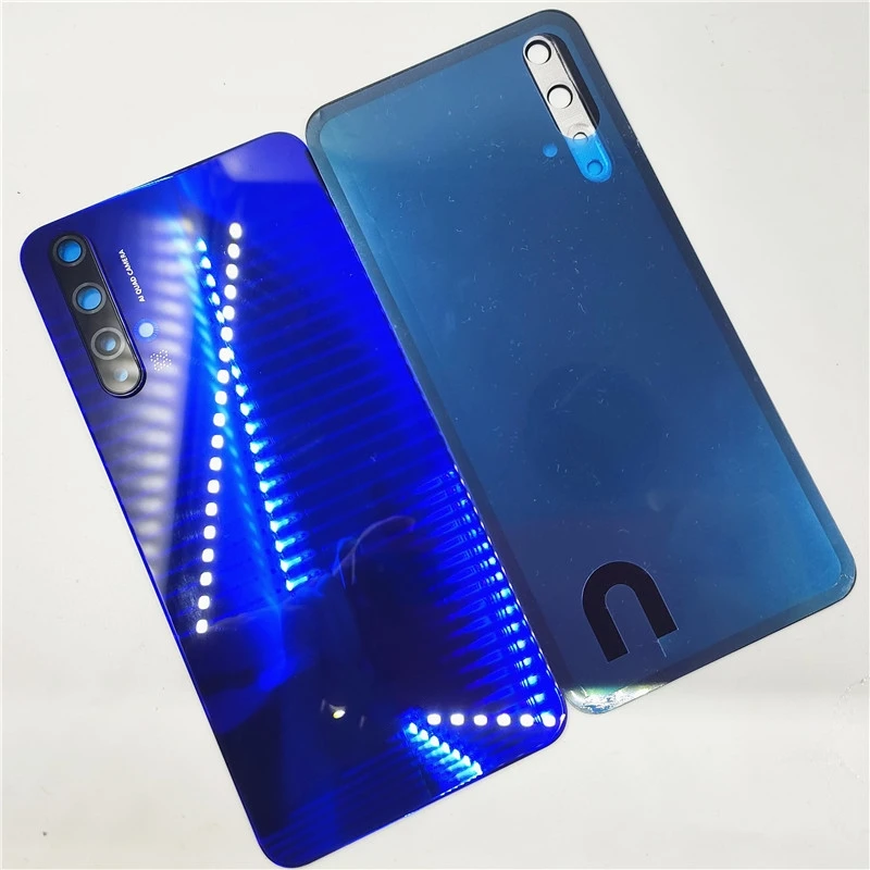 Battery Cover for Huawei Nova 5T Back Housing Door with Camera Lens image 2