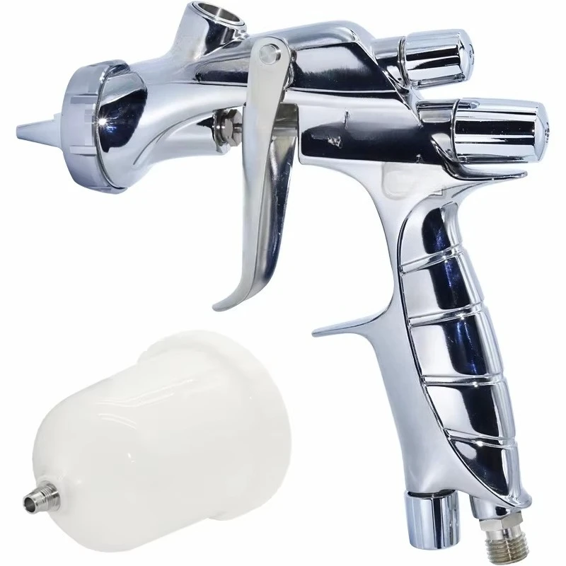 HVLP Pneumatic Paint Spray Gun, 1.3mm Nozzle for Automotive Clear‑Coat Spraying