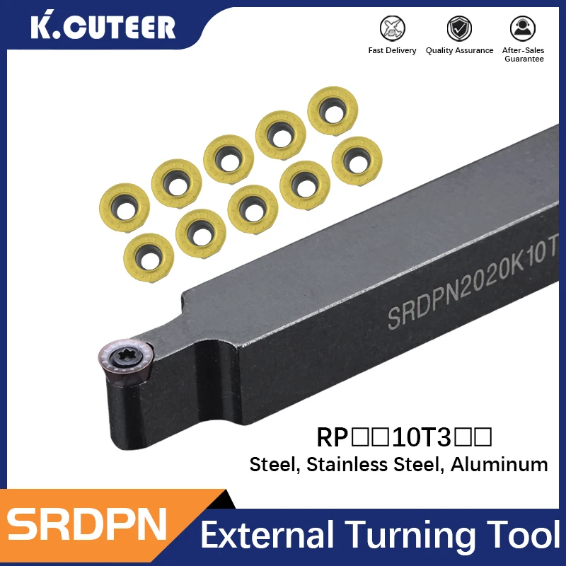 SRDPN SRDPN1616H08 SRDPN1212H10 SRDPN1616H10 SRDPN2525M12 lathe cutter cnc turning tool holder RPMT/RPGT08/10/12 carbide inserts