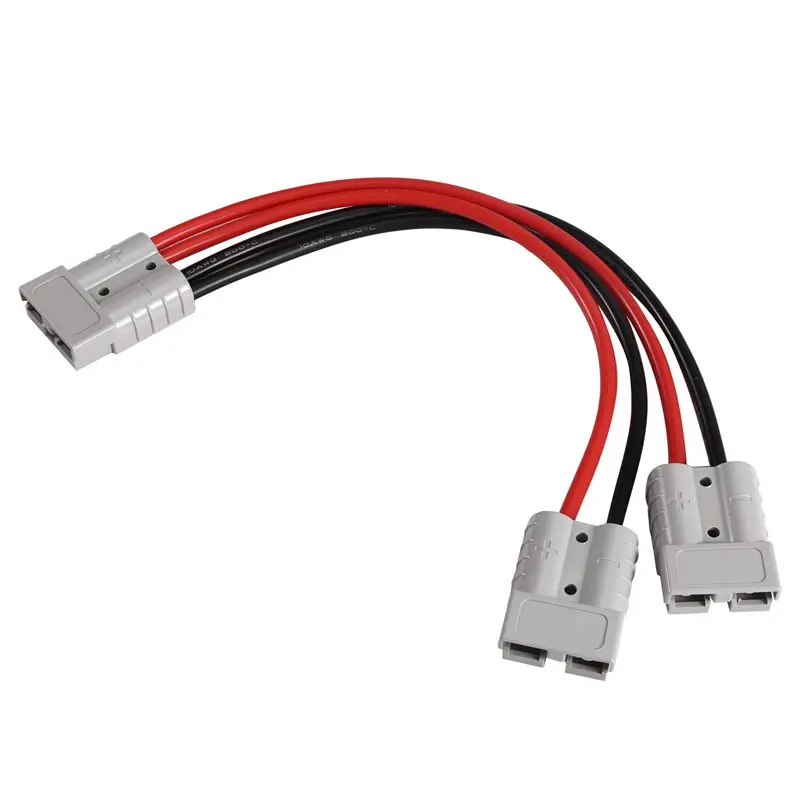 NEW HOT In Stock-High Current 50A Y-Splitter Connector 10AWG Heavy Duty Quick Release Cable For Winch Trailer And Off-Road Appli
