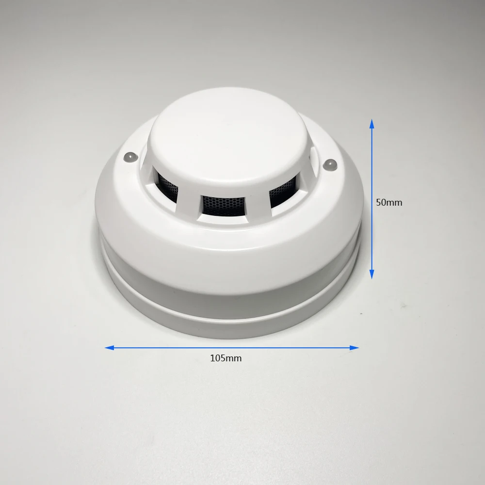 Sensor de alarma de Gas Natural de cable interior, Detector de fugas de Gas GLP Combustible de techo para sistema de alarma, señal de relé NC, Gas de carbón