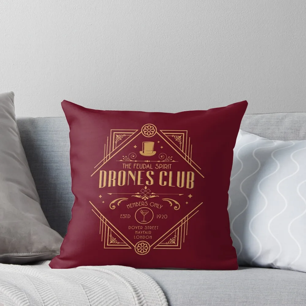 The Drones Club Jeeves Wooster Wodehouse Throw Pillow Decorative Pillow Covers For Sofa Pillow Cases Decorative