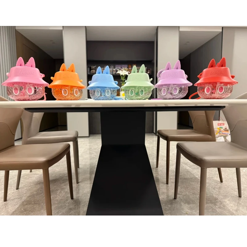 

POP MART LABUBU The Monsters Portable Straw Cup Weird Convenience Store With Lanyard Leakproof For Daily Outdoor Toy Collectors