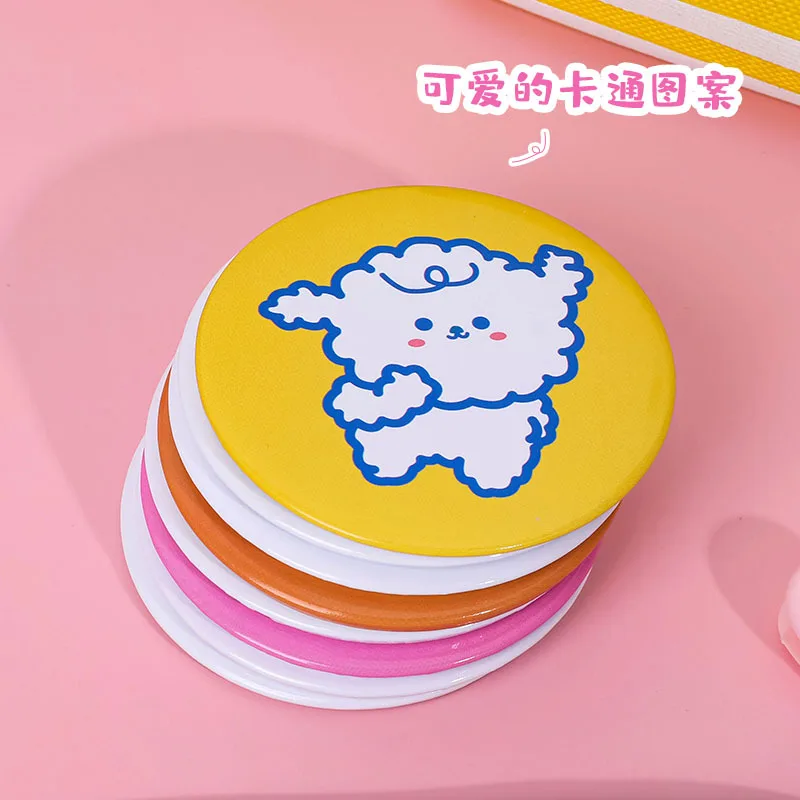 Single-sided Portable Makeup Mirror Cartoon Cute Portable Small Mirror Girl Gift