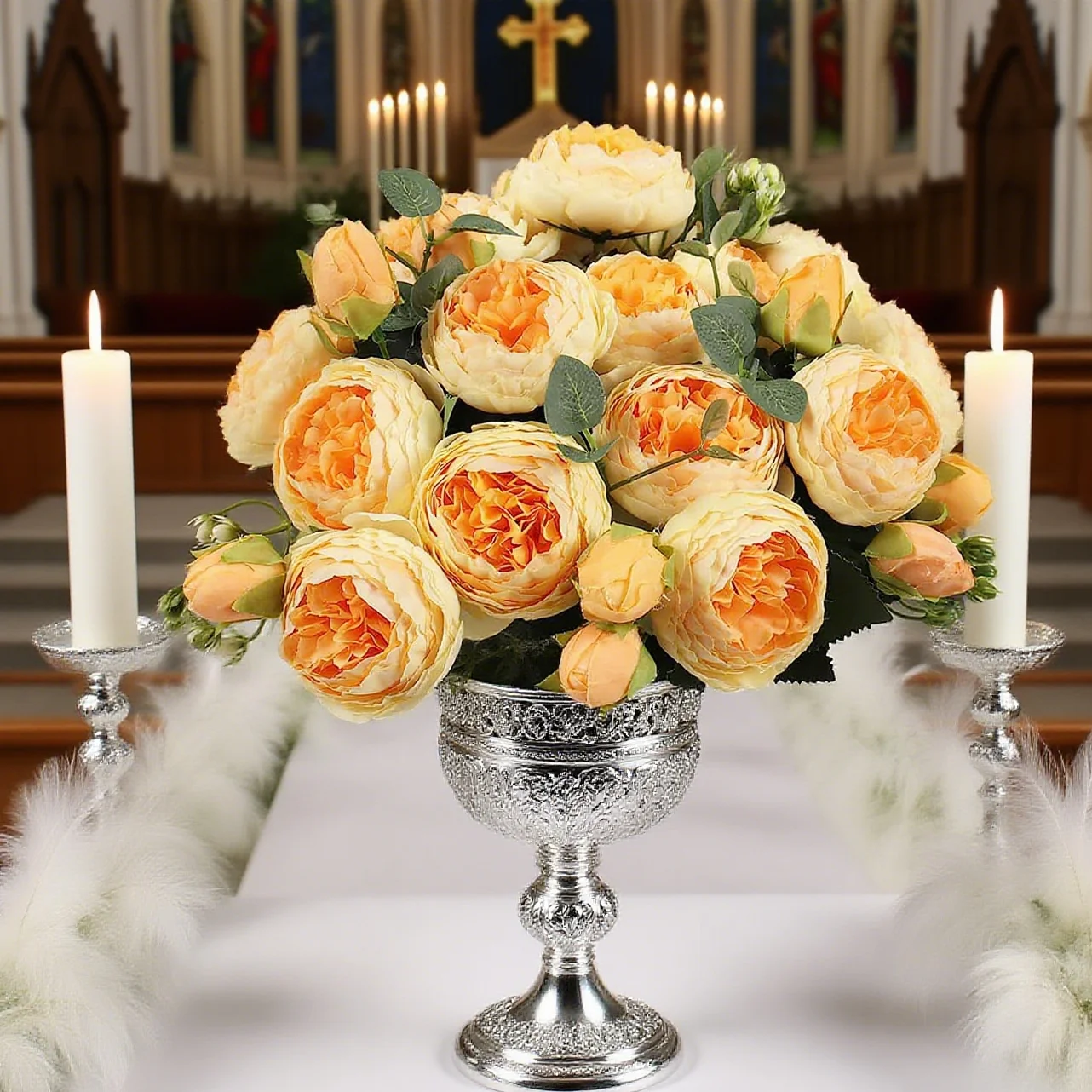 Bunga Buatan Buket Pengantin Peony Sutra Aksesori Dekorasi Ruangan Rumah Karangan Bunga Pernikahan Pesta Scrapbook Tanaman Palsu Diy Hadiah Prop