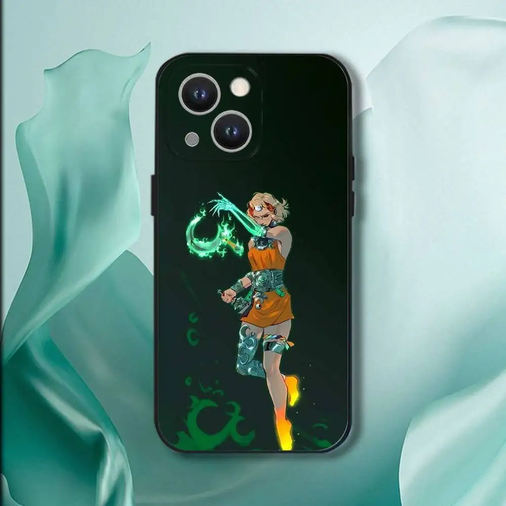 เคสโทรศัพท์ลายเกม H-Hades 2 Melinoe สำหรับ iPhone 16,15,14,13,12,11,Pro,XS,Max,XR,Plus,E,SE4,Mini สีดำแบบนิ่ม