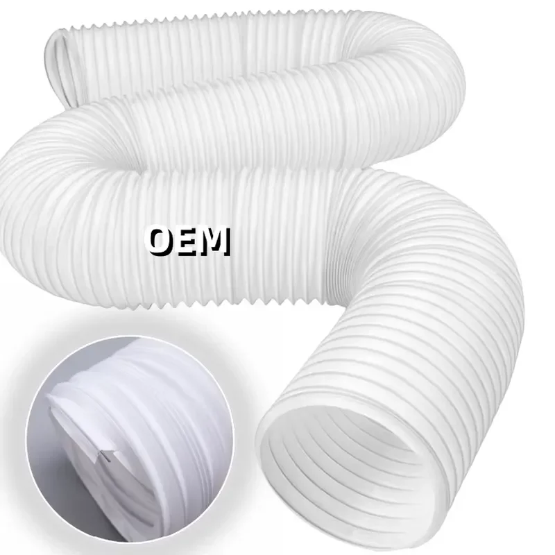 Flexible Corrugated Hose Pipe for Portable Extension Exhaust Air Conditioner PVC Duct Hose Pipe