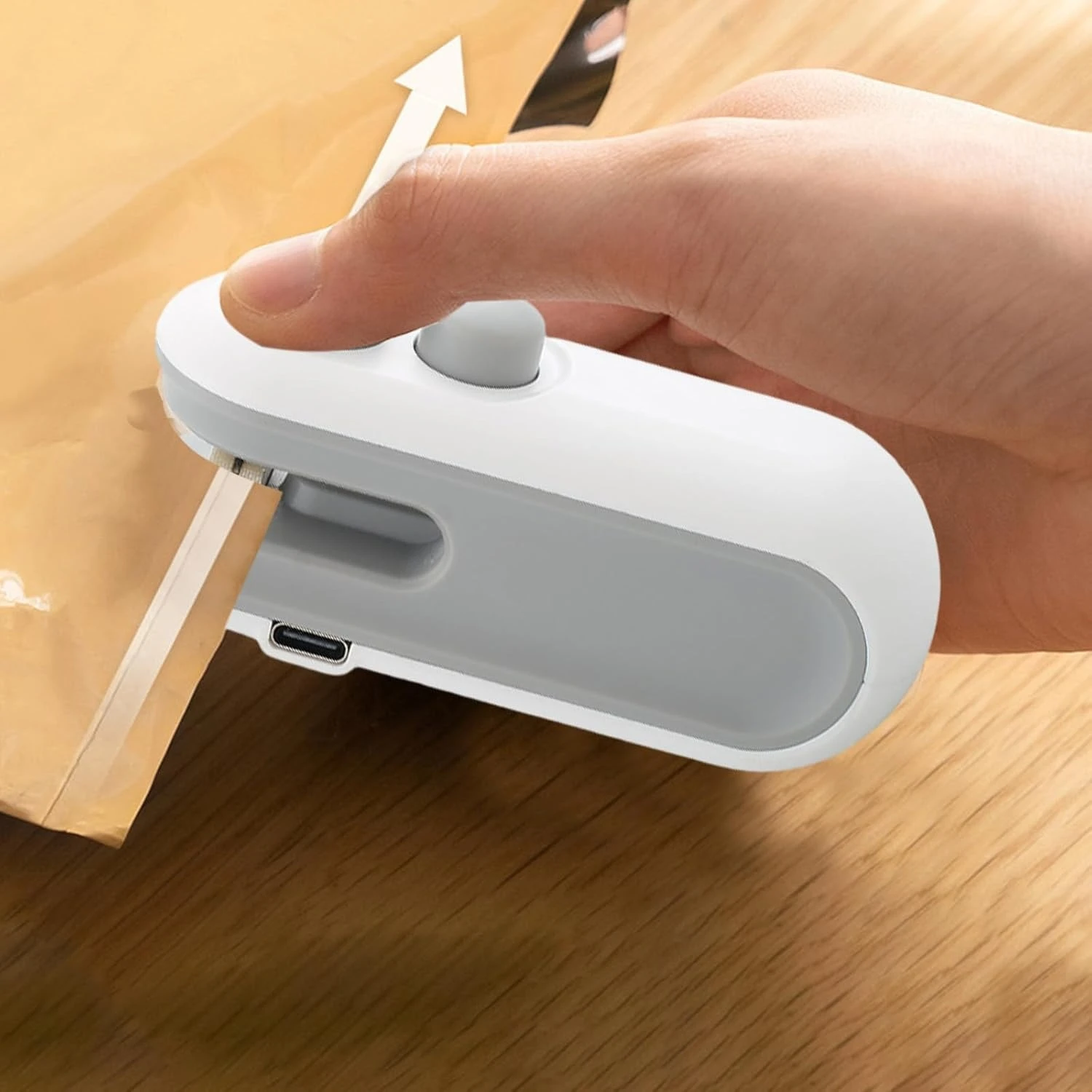 Handheld Heat Sealer, 2-in-1 Seal & Clip for Food Bags – Heavy-Duty Commercial Kitchen Packaging Tool, Countertop Snack Resealer