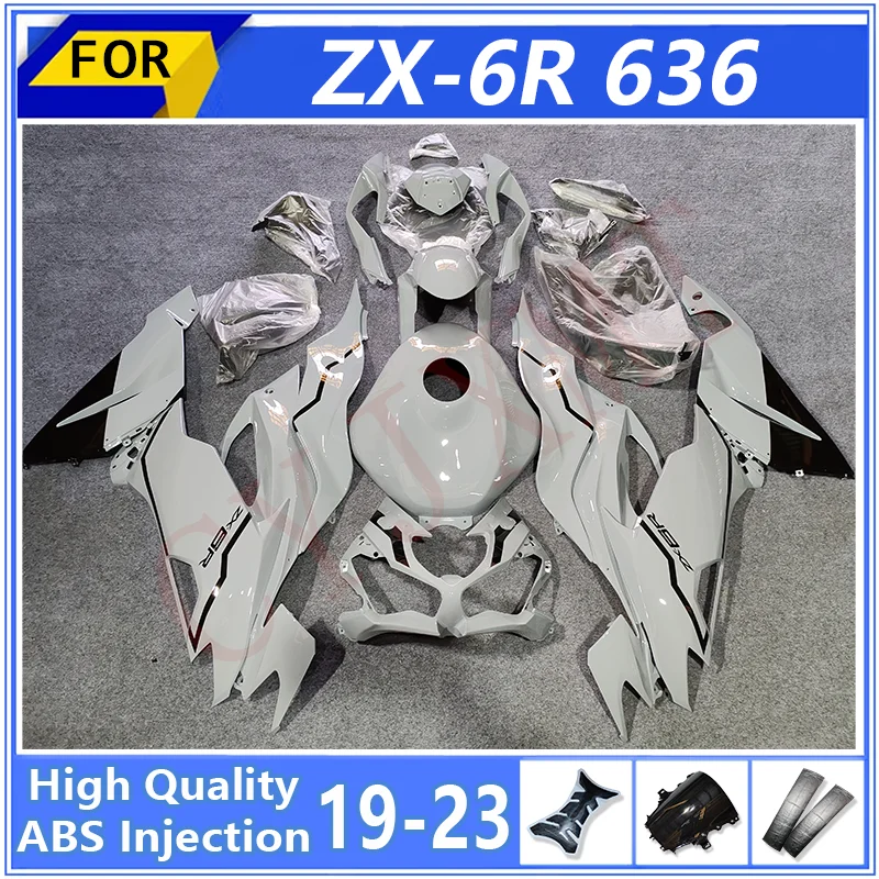 Motorcycle Molding Fairing Kit for Kawasaki ZX6R 636 2019 2020 2021 2022 2023 Fairings Ninja636 ZX-6R 19-23 Bodyframe Tank Cover