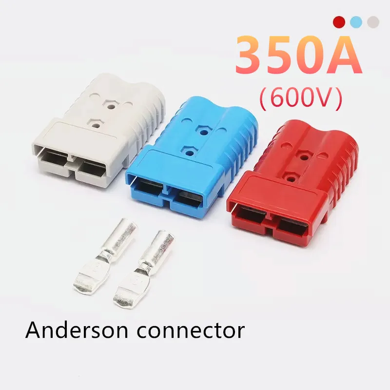 

1Pairs For Anderson 350A 600V Plug Cable Terminal Battery Power Connector Kit Quick Plug Battery Charging Connector