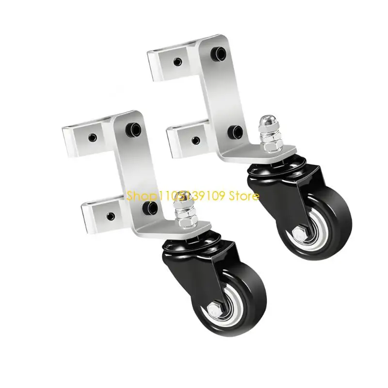 

P5ED Pack of Even Rolling Front Wheel Casters Specifically Developed for Toolboxes Smooth Motion in Workshops