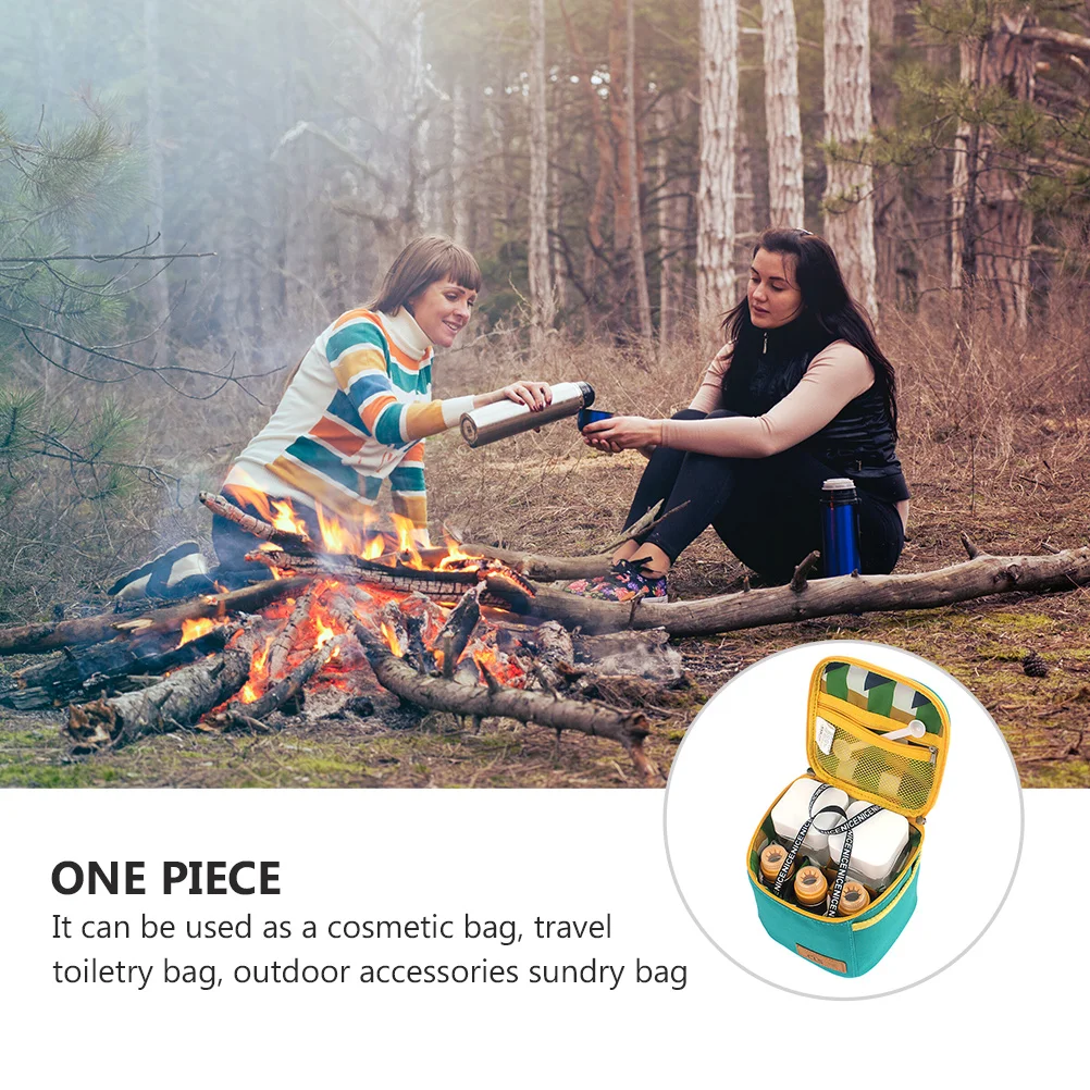 

Portable Seasoning Bottle Set Condiment Containers Salt Pepper Shaker Spice Jar Oxford Bag Storage Camping Kitchen Travel